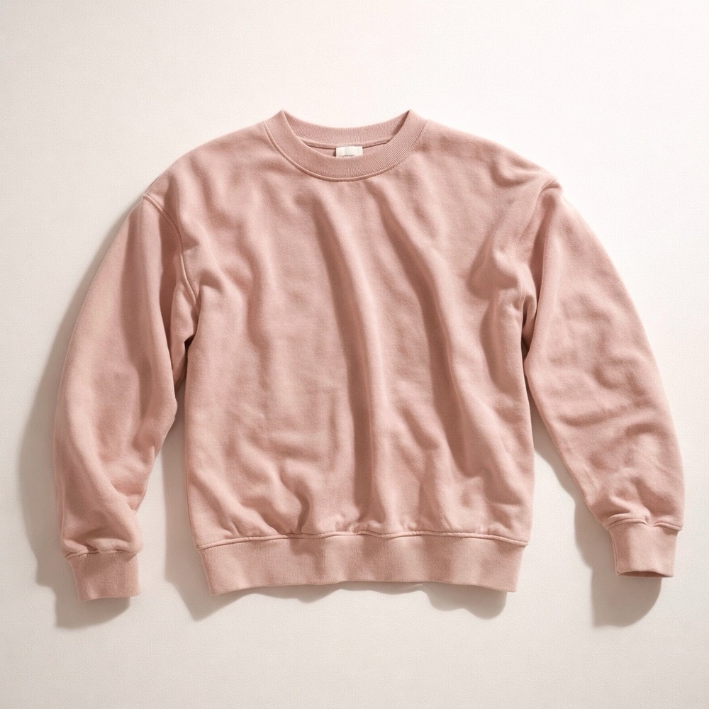 H&M Girls Crewneck Sweatshirt - Dusty Pink